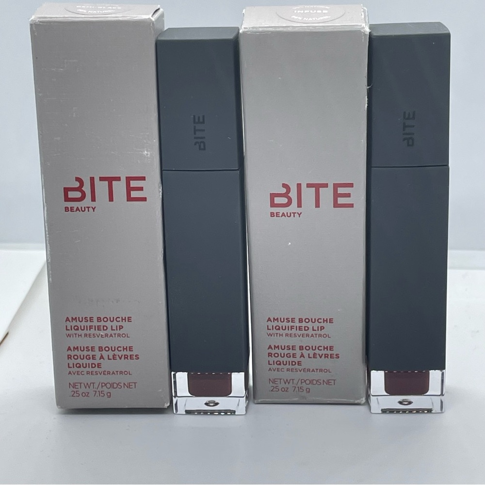 BITE Beauty Amuse Bouche LIQUIFIED LIP STICKS DEMI-GLACÉ & INFUSE